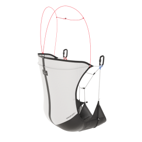 SILLA ULTRALIGERA DE PARAPENTE STRAPLESS 4 MARCA ADVANCE HIKE & FLY