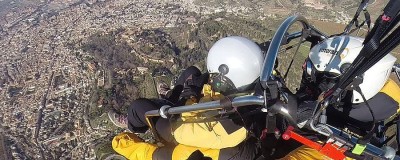 VUELO DE ACCION EN PARAPENTE Y PARAMOTOR CON RAMON MORILLAS GRANADA